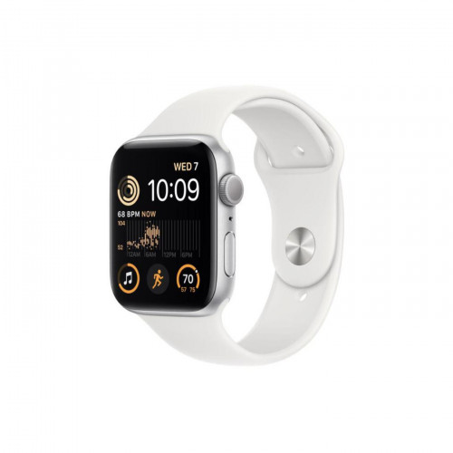 Apple Watch SE 2 GPS 40mm Silver Aluminum Case with White Sport Band - S/M (MNTC3) б/у